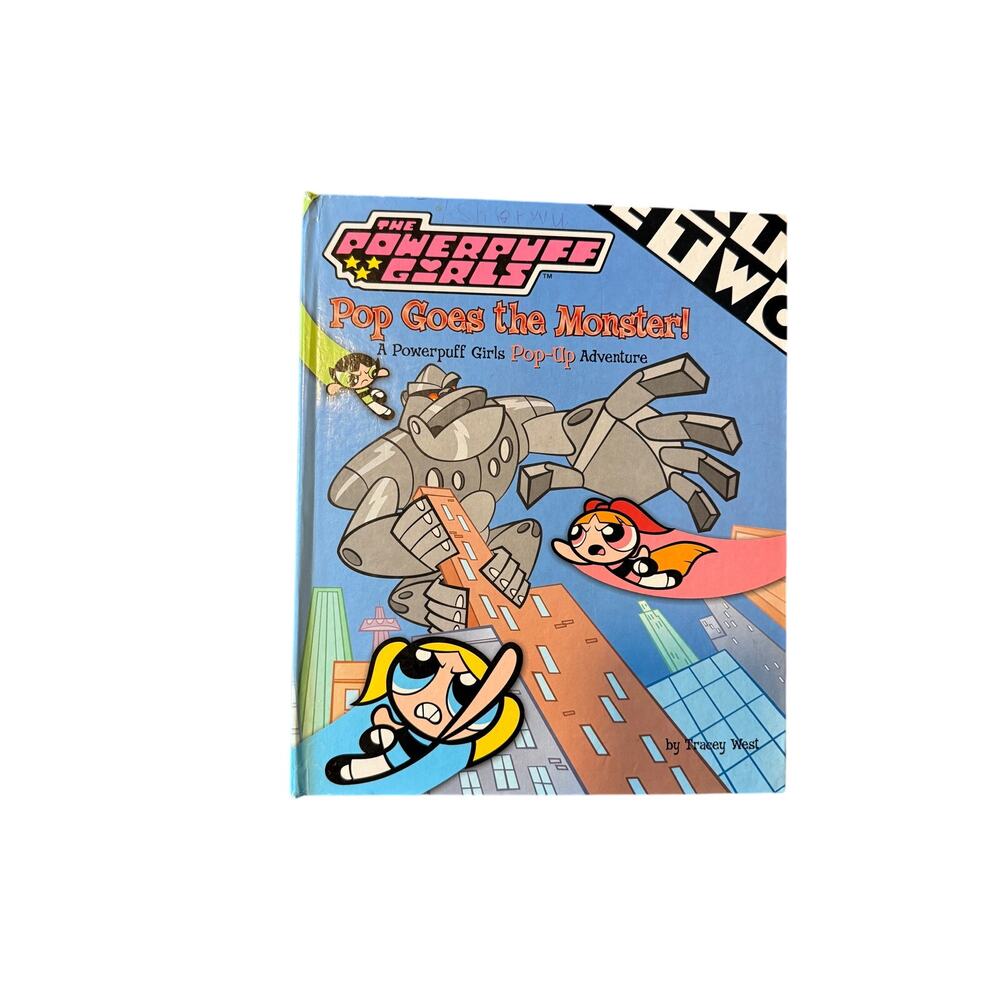 [Vintage] 2001 The Powerpuff Girls Pop Goes the Monster Pop Up Book